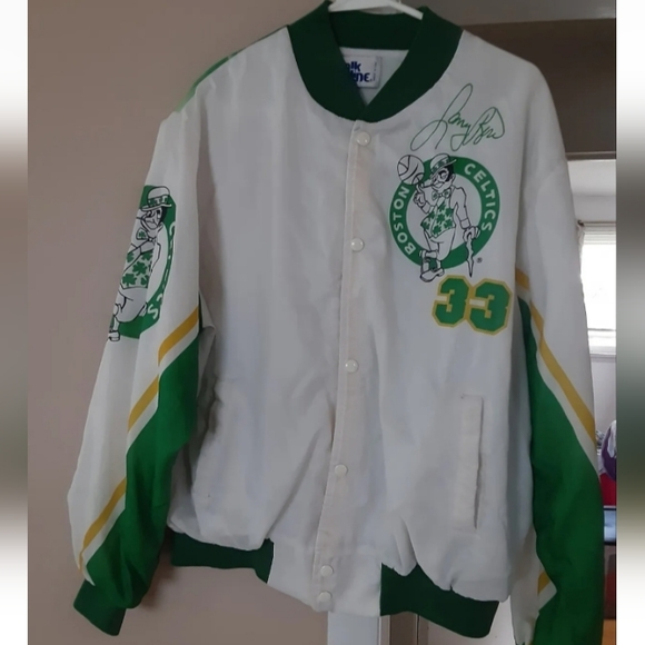 Vintage Chalkline Larry Bird Jacket sz Large - Picture 2 of 2